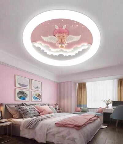 Lustra LED 80W Sleepy Angel, LED inclus, 1 surse de iluminare, Echivalent 320W